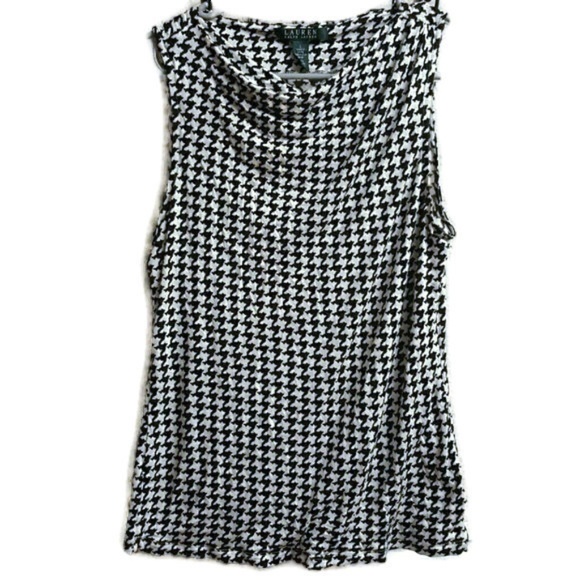 Lauren Ralph Lauren Tops - Houndstooth Top Lauren Ralph Lauren